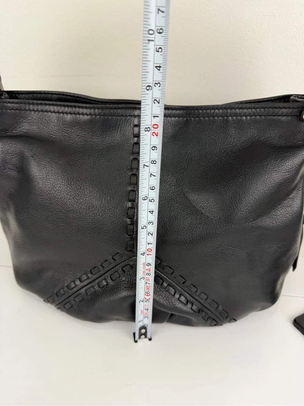 Makowsky Y2K Black Leather Hobo Shoulder Bag Boho Slouch Quiet Luxury